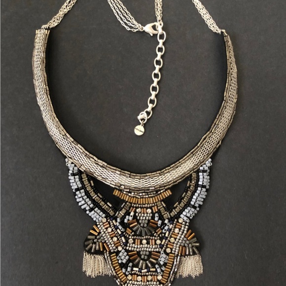 Stella Dot Emma beaded statement necklace jewelry - Picture 3 of 7
